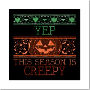 Orange Spooky Halloween Pumkin Scary Fun Costume Artwork Posters and Art